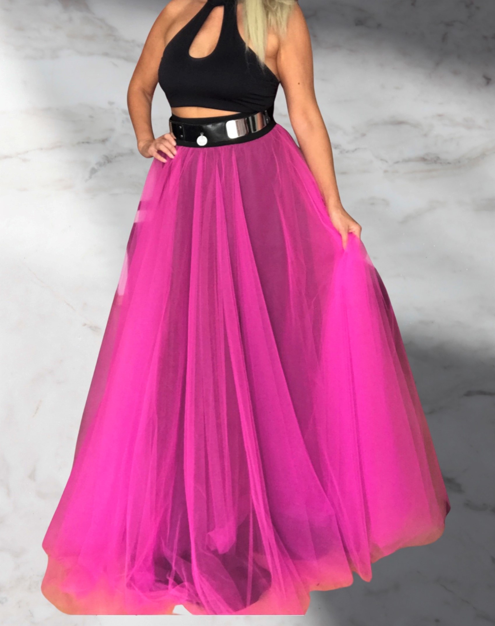 Dlouhá společenská sukně BOROS SK-L-TYL R01